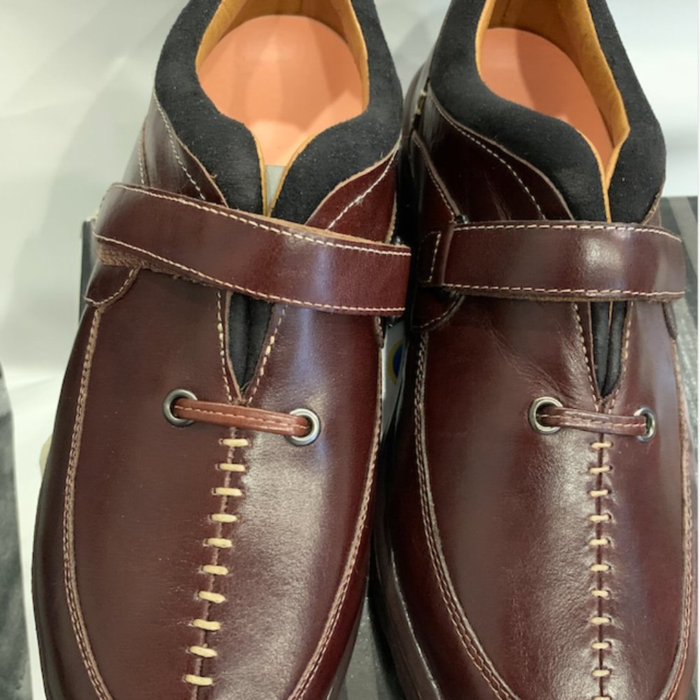 Dr Comfort Brown Leather Orthotic Shoes 9 Wide